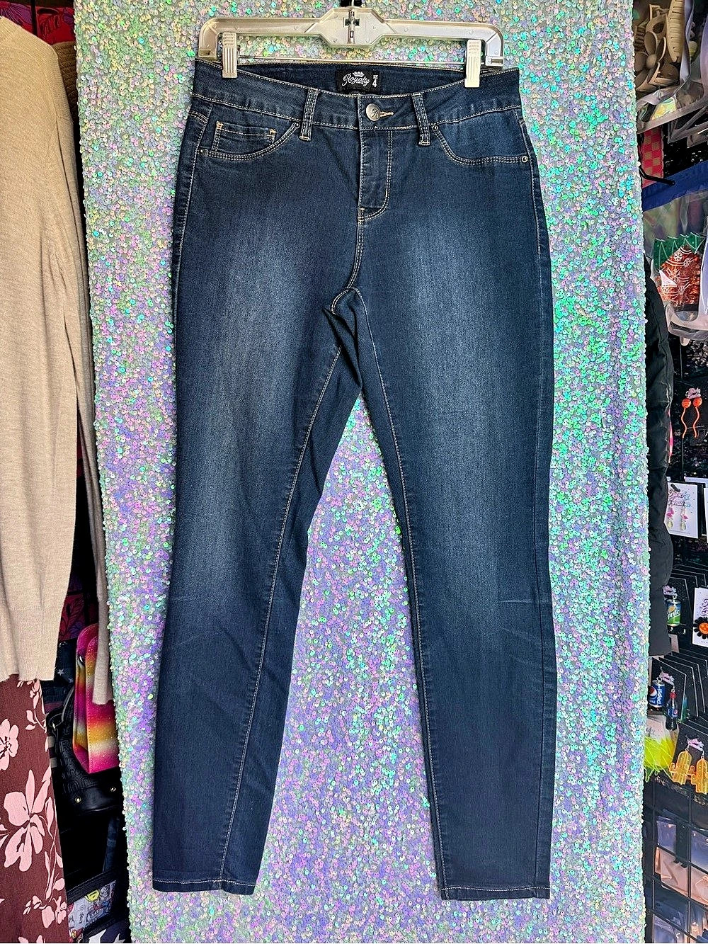 Royalty for Me Blue Straight Leg Jeans